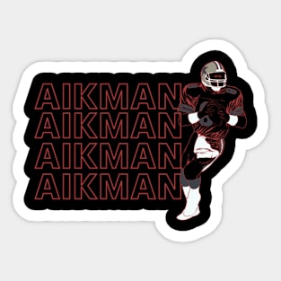 troy aikman Sticker